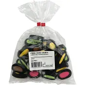 Lakrits Fruktblandning ca215g Finsk Lakrits.