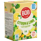 Lättdryck Citron &amp; lime Koncentrat 2dl BOB.
