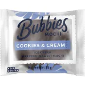 Glass Mochi Cookies &amp; Cream 35g Bubbies.
