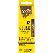 Pigmenterad Gel Glued 4 Brows &amp; Edges 2+1 Brun 16ml Got2B Schwarzkopf.