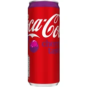 Läsk Cherry 33cl Coca-Cola.