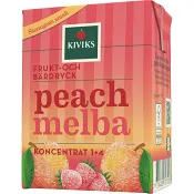 Fruktdryck Peach Melba 20cl Kiviks.