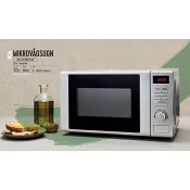 Mikrovågsugn med grill Silver ICA.