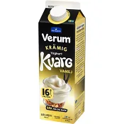 Yoghurtkvarg Vanilj 1,5% 1000g Verum.