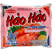 Snabbnudlar Med Starksur Räksmak 77g Hảo Hảo.