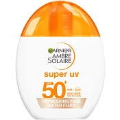 Solskydd Super UV Refreshing Face Water Fluid SPF 50+ 40ml Ambre Solaire.