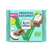 Chokladkaka Vegan Tropical Coconut 100g Ritter Sport.