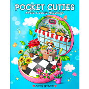 Pocket Cuties. Mysig och gullig Cozy Coloring målarbok från Coloring Book Cafe.
