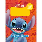 Stitch - 4 figurer och bok, mini busy book.