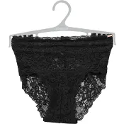 Spetstrosa svart XL Dorina.