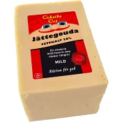 Jättegouda Mild 28% ca 1kg Ockelbo Ost.