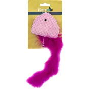 Kattleksak Plyschfisk Med Bjällra 1pack Happy Petzy.