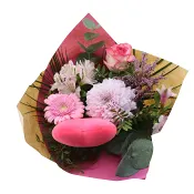 Bukett Valentin kompakt XL 40cm.