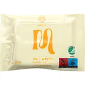 Våtservettter Sunny Citrus 10-p Mirelle.