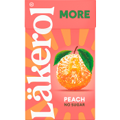 Pastill More Peach 30g Läkerol.