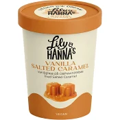Glass Vanilla &amp; salted caramel 465ml Lily &amp; Hanna's.