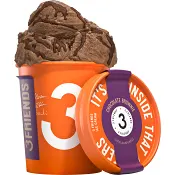 Glass Chocolate brownie 450ml Tre Vänners Glass.