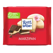 Chokladkaka med marsipan 100g Ritter Sport.