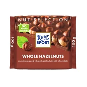 Chokladkaka Hasselnöt 100g Ritter.