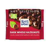 Chokladkaka Mörk Hasselnöt 100g Ritter.