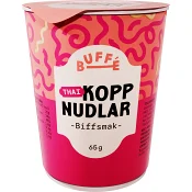 Snabbnudlar Biff 65g Buffé.