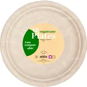 Tallrikar Sockerrör 23cm 12pack Falk.