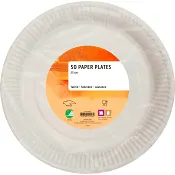 Tallrikar Papp 23cm 50pack Falk.