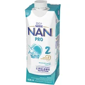 NAN Pro 2 drickfärdig 6m 500ml Nestle.