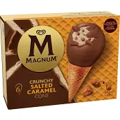 Glass Crunchy salted caramel mini 6-p Magnum.