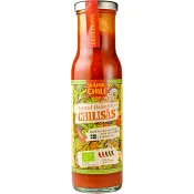 Chillisås Rostad Habanero Ekologisk 250ml Skånsk Chili.