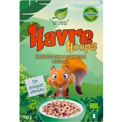 Havre Hoops EKO glutenfri 350g Naturens skafferi.