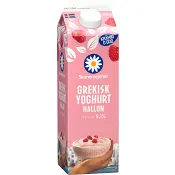 Grekisk Yoghurt Hallon 5.1% Skånemejerier.