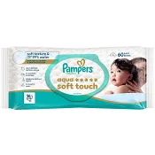 Tvättservetter Aqua Soft 60-p Pampers.