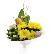 Bukett Påsk medium 50cm gul.