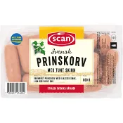 Prinskorv 600g Scan.