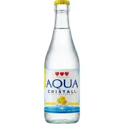 Vatten Kolsyrat Citron 330ml Aqua Cristall.
