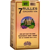 Vinsats Vit 7-dagars 1l Rulles.