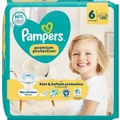 Blöjor Premium Protection Strl 6 13-18kg VP 30p Pampers.