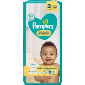 Blöjor Premium Protection Strl 3 6-10kg VP 48p Pampers.