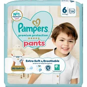 Byxblöjor Premium Protection Pants Strl 6 13-19kg 27p Pampers.