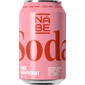 Soda Pink Grapefruit 33cl Nåbe.