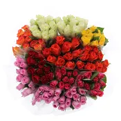 Rosor 10-p 35cm varierande färger ICA.