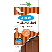 Mjölkchoklad Salty Caramel Laktosfri 100g Greenstar.