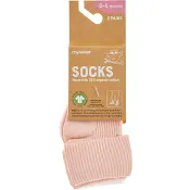 Babysocka London 2p Rosa 0-6m ICA I love eco.