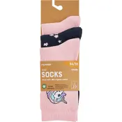 Strumpa Mora 3p Enhörning 34/36 mywear.