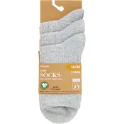 Strumpa 3p kabel grå 39/41 mywear.