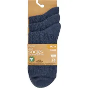 Strumpa 3p kabel blå 39/41 mywear.