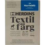Textilfärg Natural fibre Marinblå Herdins.