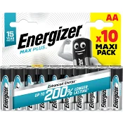 Batteri AA 10-p Energizer Max Plus.