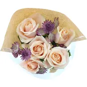 Bukett Rosor i skön mix 50cm ICA.